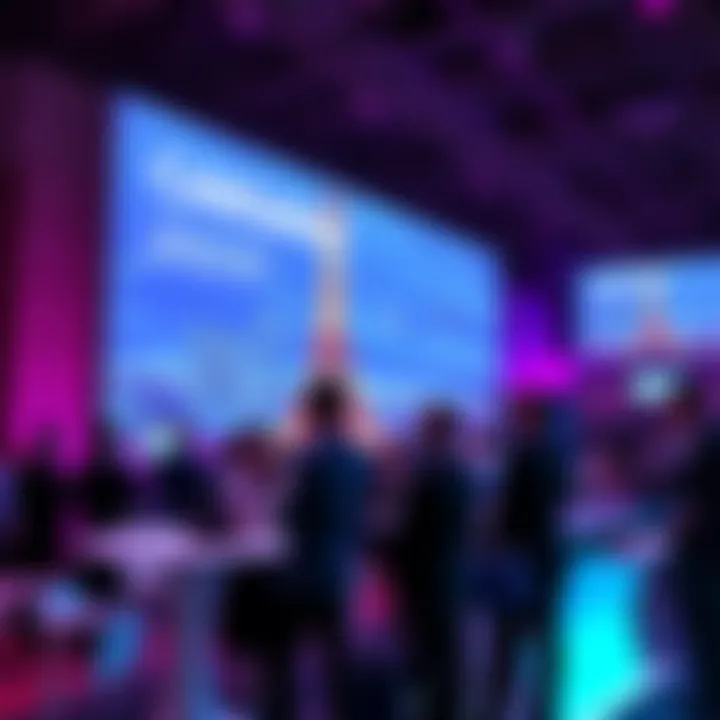 Cardano representatives showcasing new blockchain projects at the Paris Blockchain Week event