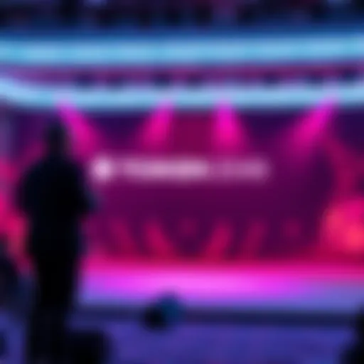 A speaker presenting Cardano's innovations and partnerships on stage at TOKEN2049 in Singapore 2026.