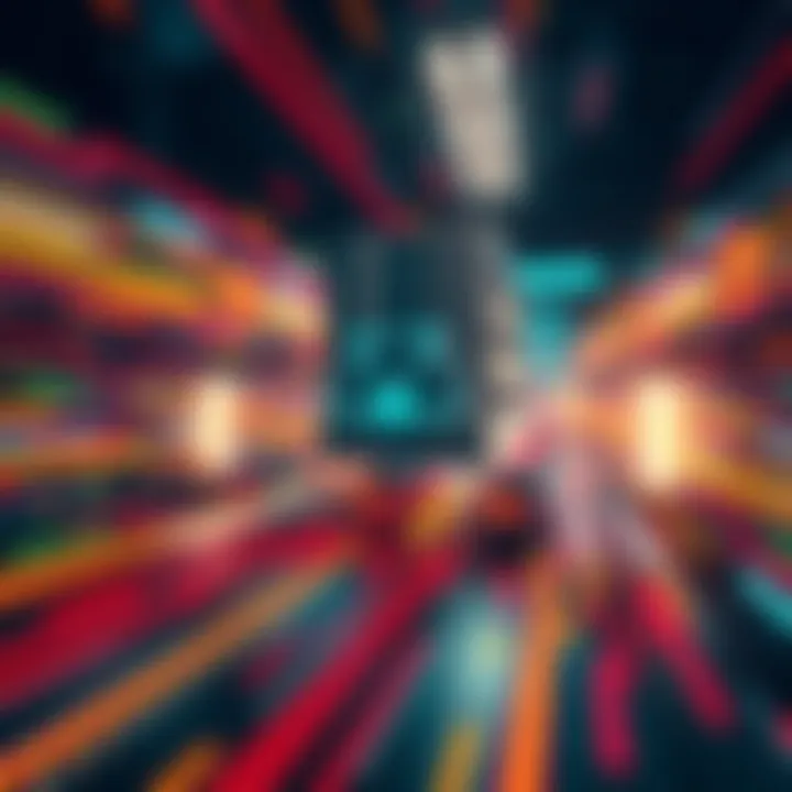 Illustration of the Scalus in-memory emulator for Cardano development, showcasing speed and efficiency in a tech environment