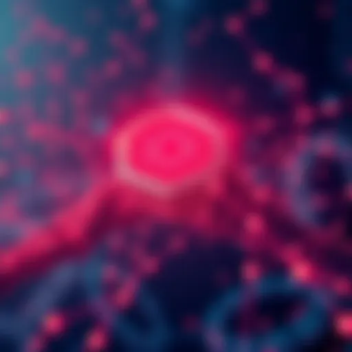 A visual representation of Cardano's Leios Testnet focusing on scalability, security, and decentralization in blockchain technology.