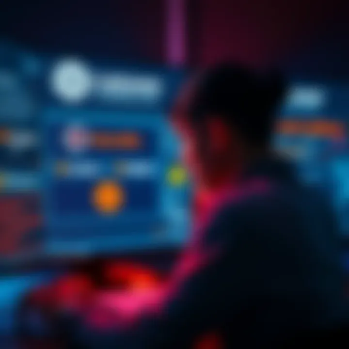 A person looking at a computer screen showing Cardano logos and seed phrases, expressing frustration while seeking help on user boards.