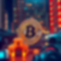 Cardone Capital logo with a visual of Bitcoin and multifamily housing symbols