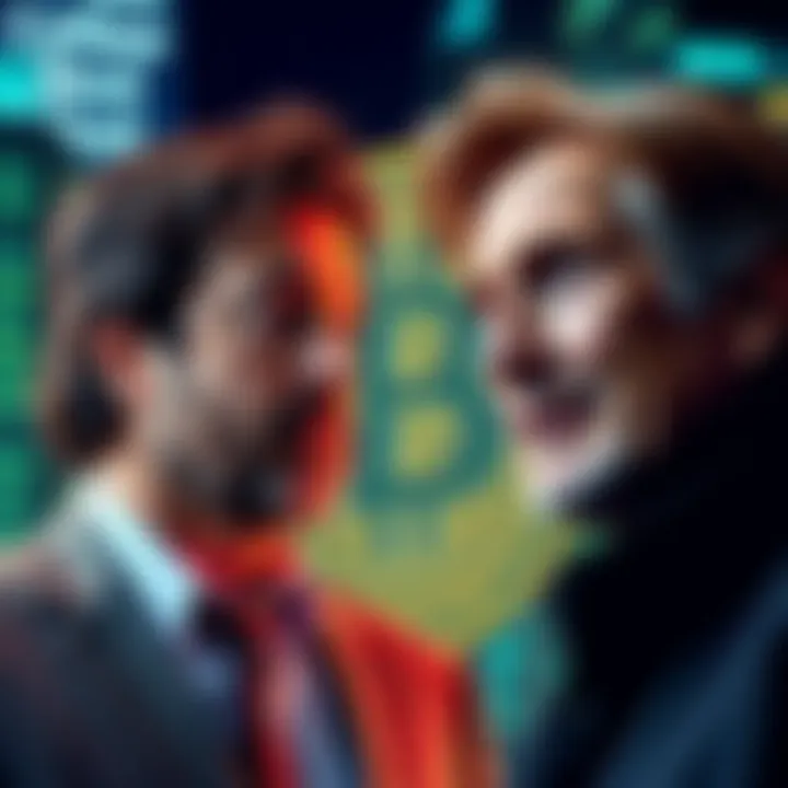 John Carreyrou and Adam Back John Carreyrou reports Adam Back as Satoshi Nakamoto, with a Bitcoin symbol in the background