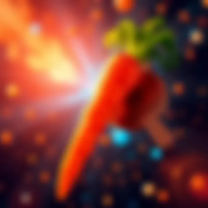 A graphic showing the concept of Carrot View Keys, illustrating user consent in privacy settings related to Monero.