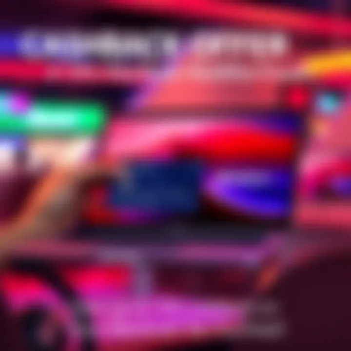 A person holding a MacBook Neo with a BitMart Card, highlighting the cashback offer