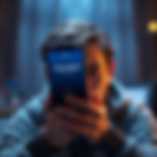 A frustrated person looks at their cashback app showing a capped earnings message, symbolizing disappointment with Private Tier's cashback limits