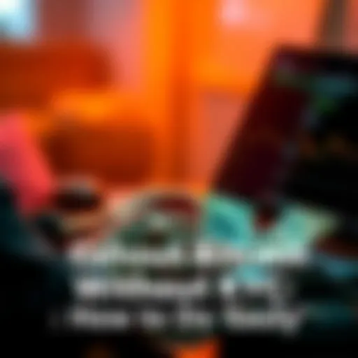 A person using a laptop to cash out Bitcoin without KYC, showing a digital wallet and cash