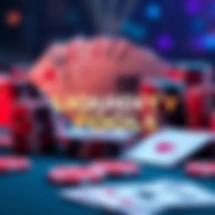 Casino Liquidity Pools A graphic showing a casino theme with poker chips and cards, representing the concept of yield from gambling and liquidity pools in DeFi.