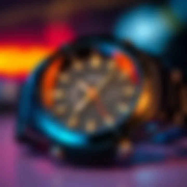 A close-up view of the Casio MDV106 watch showcasing its stylish design and features.
