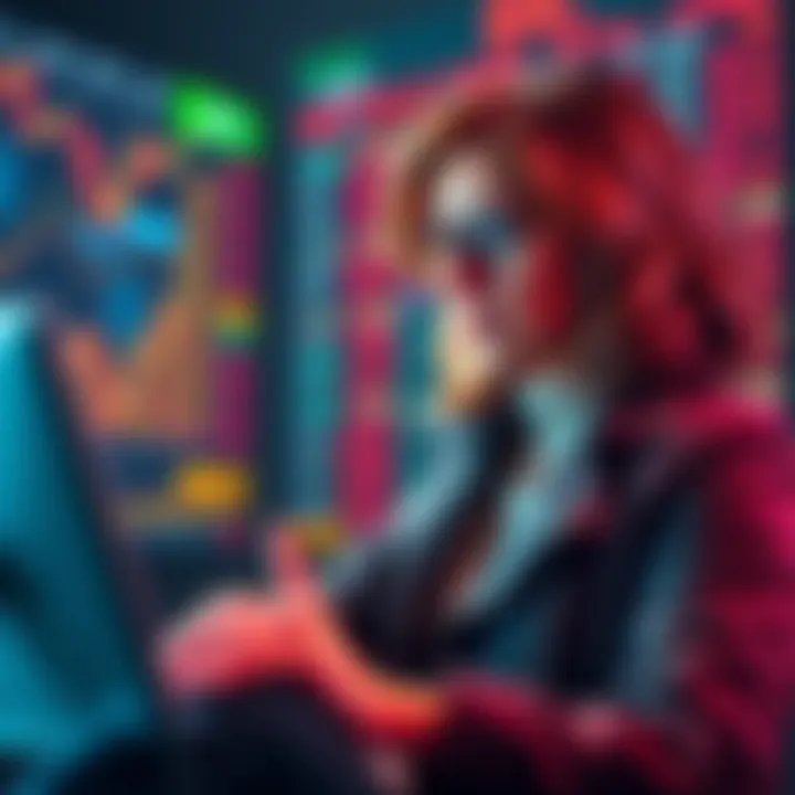 Cathie Wood analyzing stock market trends and investing in Coinbase and BitMine stocks