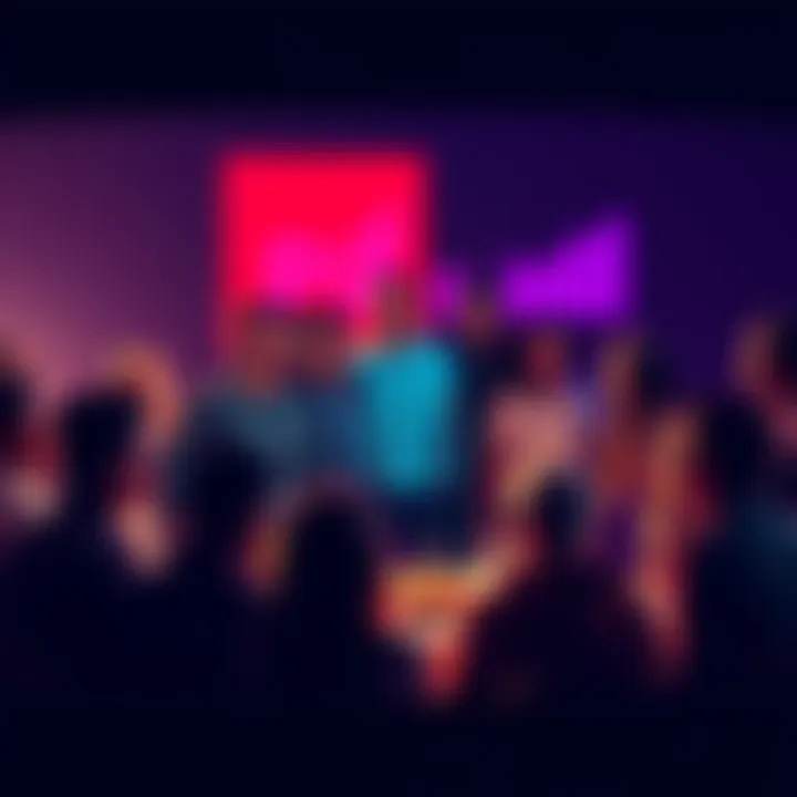 A group of diverse people gathered, sharing experiences and discussing the impact of Pi's listing on exchanges over the past year.