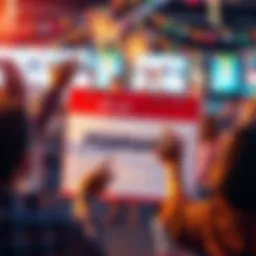 Celebrating Monthly Achievements People celebrating their accomplishments with a calendar marking the end of February and planning for March.