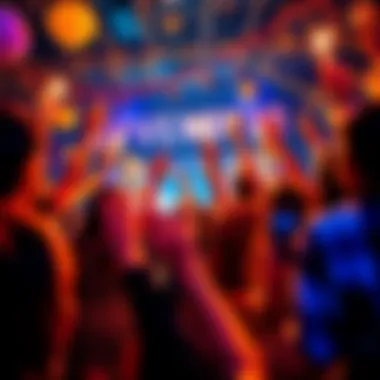 People celebrating the success of UPVEMBER with cheers and festive decorations, highlighting excitement for CRO's growth towards $1 by Thanksgiving.