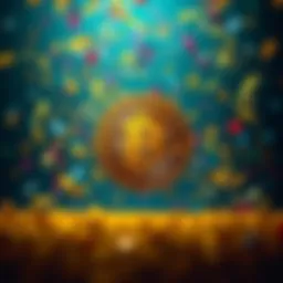 Celebration of 1 Bitcoin Achievement A graphic showing a golden Bitcoin symbol with confetti falling around it, symbolizing the milestone of reaching 1 BTC.
