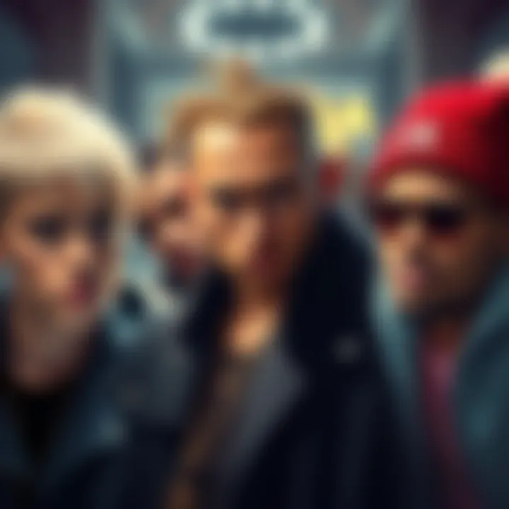 Famous people like Justin Bieber, Neymar, and Eminem looking concerned about their Bored Apes NFT investments crashing