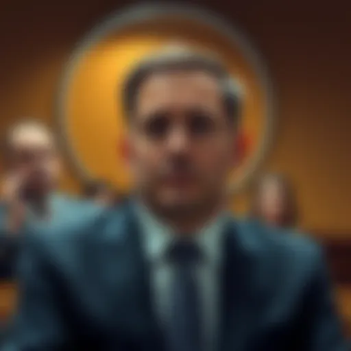 Alex Mashinsky, CEO of Celsius, sits in court as his sentencing is announced for mismanagement in the cryptocurrency scandal.