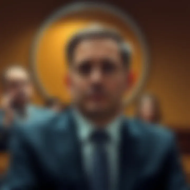 Alex Mashinsky, CEO of Celsius, sits in court as his sentencing is announced for mismanagement in the cryptocurrency scandal.
