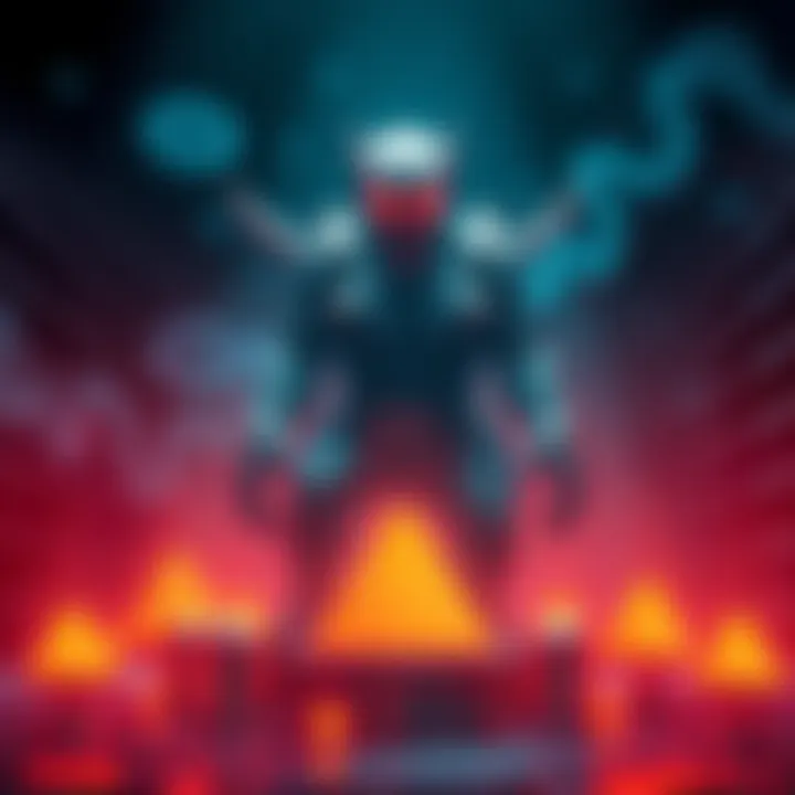 A graphic showing a large central figure representing major exchanges overshadowing smaller, decentralized symbols, illustrating the dominance of centralization in cryptocurrency.