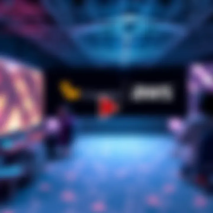 Chainlink and AWS Livestream Event Promotional graphic for the Chainlink and AWS livestream event, featuring logos of both companies and a play button symbol.