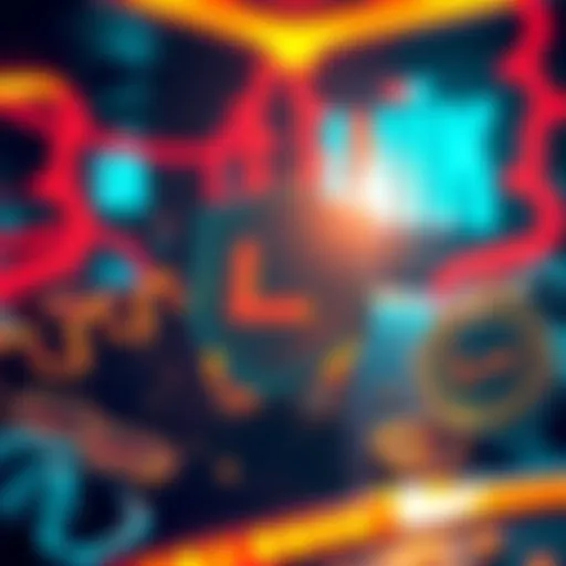 Graphic showing LINK tokens with a shield symbol, representing stability and value in cryptocurrency