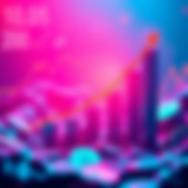 A graphic showing a rising chart representing the increase in Chainlink wallets holding over 1,000 tokens, symbolizing investor confidence and market interest.