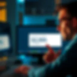 A frustrated user looking at a computer screen displaying a pending refund status for $2,995 USDC. The user's expression shows disappointment and concern over the ongoing issue.