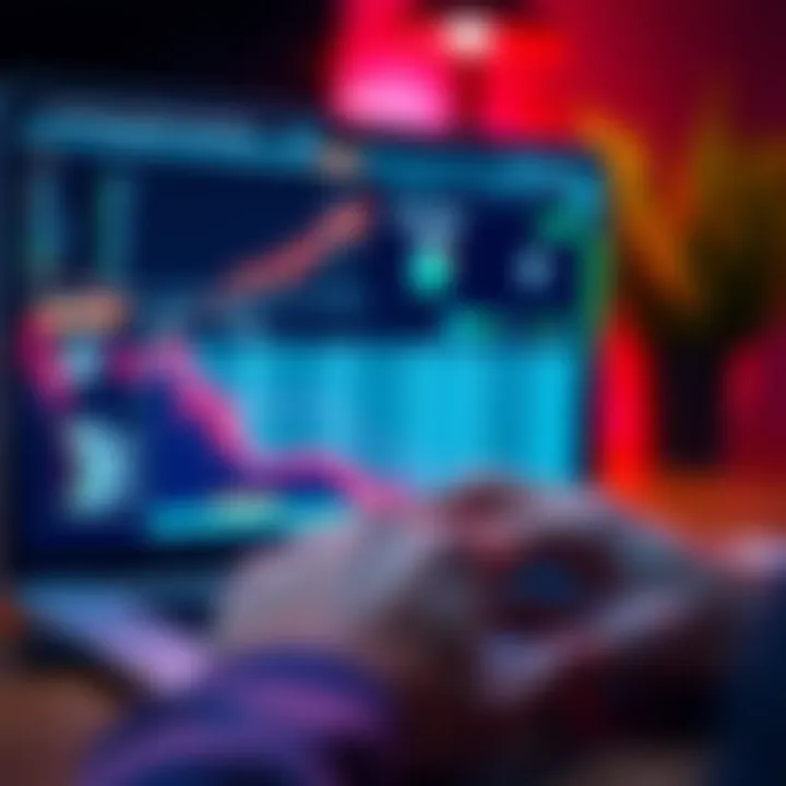 A person typing on a laptop while viewing a cryptocurrency wallet interface, focused on changing a passphrase for security.