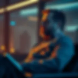 Charles Hoskinson, the founder of Cardano, sitting in a relaxed position, contemplating his future plans for the blockchain project during his break.