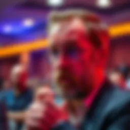 Charles Hoskinson speaking at a conference, looking concerned about Ethereum's future.