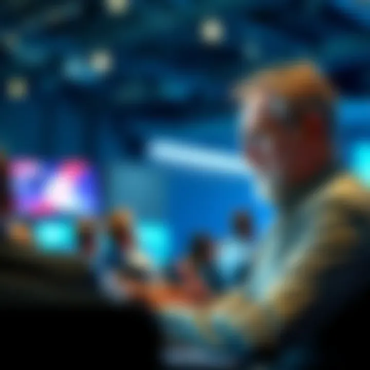 Charles Hoskinson Speaking Charles Hoskinson discussing blockchain topics in a forum setting