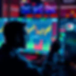 A person looking at stock charts on a computer screen, contemplating investment decisions after losses