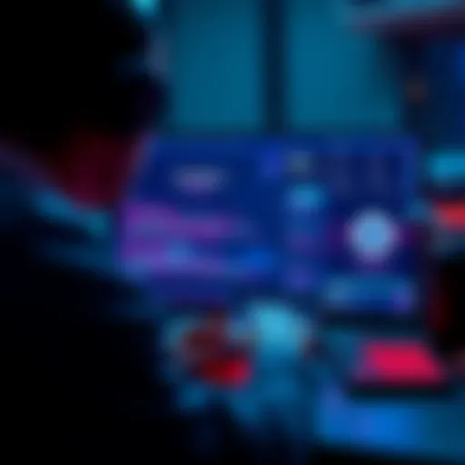 A person looking at a computer screen displaying Cardano's cryptocurrency wallet, checking for security issues on SecondFi.