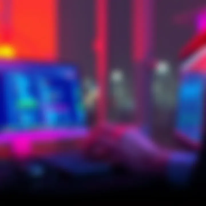 A person using a computer to access official portals for personal case updates, avoiding phishing scams.