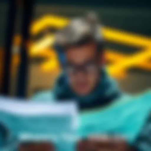 Individual looking at tax documents with concern about missing 1099-DA forms