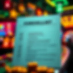 A checklist with items like licensing and feedback from forums, emphasizing safety in online gambling at crypto casinos.