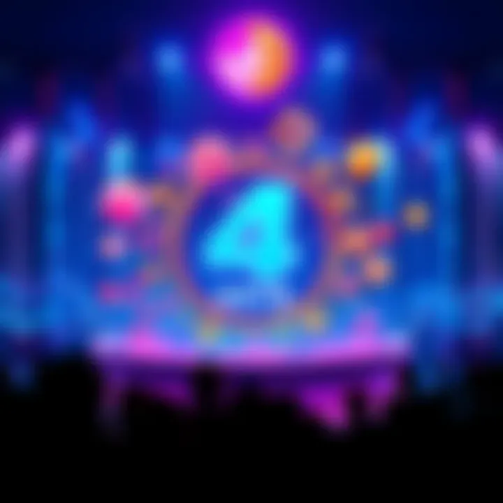 Celebrating Four Years of Chia Mainnet A vibrant graphic representing the 4th anniversary of Chia Mainnet with symbols of blockchain and community engagement.