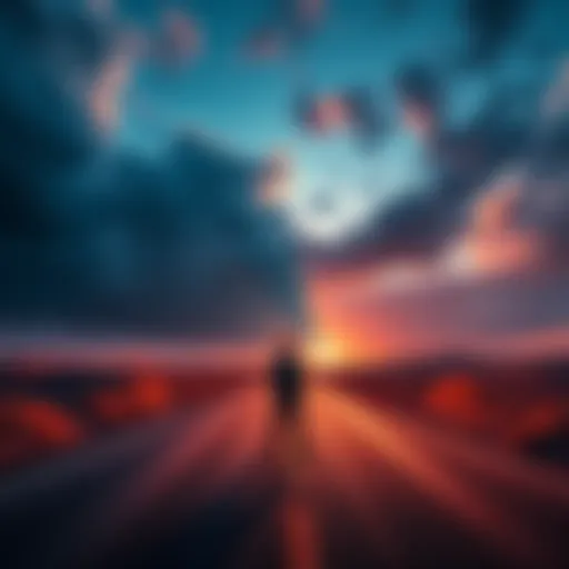 A person standing at a crossroads, contemplating different paths representing choices for the future in 2026.