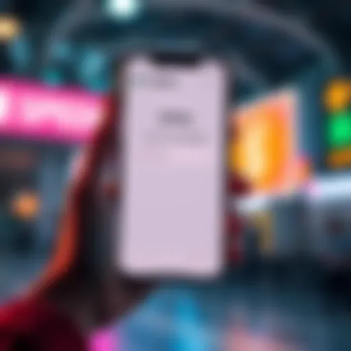 A person holding a smartphone displaying the SPEDN app with a wallet address input screen, showing steps to claim funds.