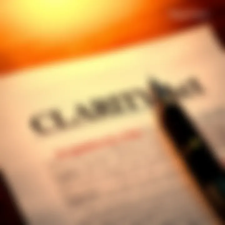 CLARITY Act Document A close-up of a document titled CLARITY Act with a pen beside it, symbolizing finalization of the legislation.