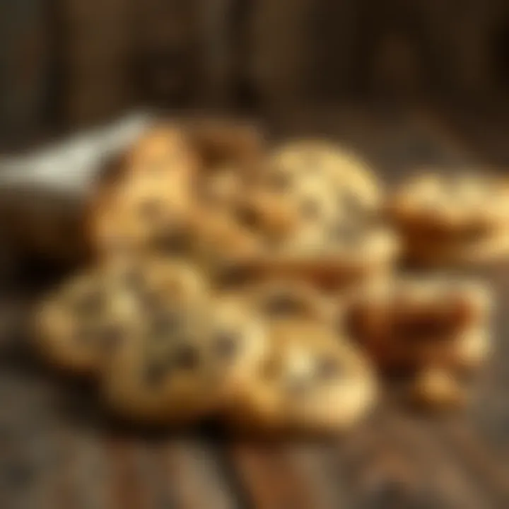 An assortment of classic Pepperidge Farm cookies displayed on a rustic wooden table, evoking nostalgia for childhood snacks.