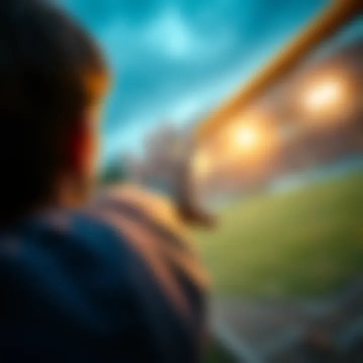 A person reaching for a goal just out of reach, symbolizing a near miss experience.