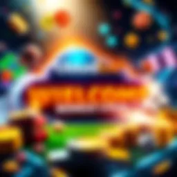 A graphic showcasing the Cloudbet WELCOME bonus code with symbols of betting and rewards