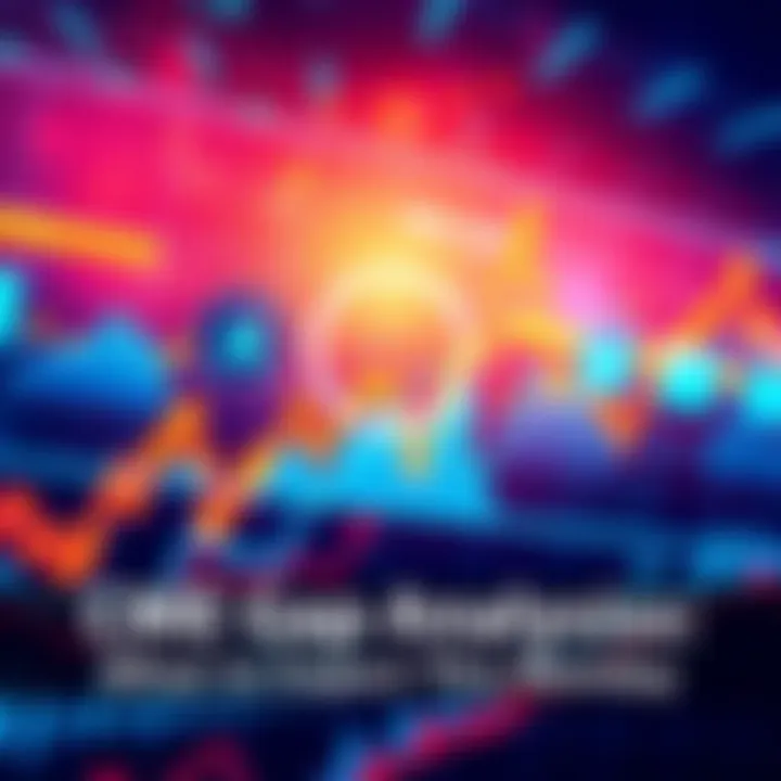 Visual representation of trading patterns and market trends related to the CME gap