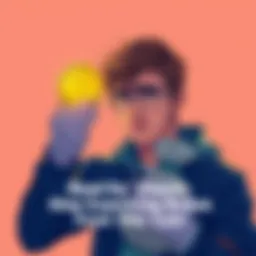 A person looking disappointed at a coin while holding a money bag, symbolizing failed investment expectations.