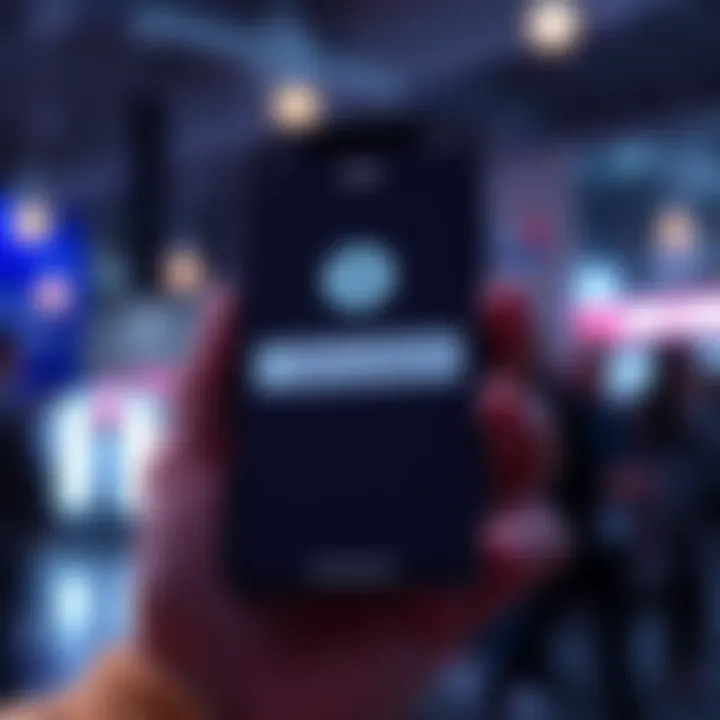 A smartphone displaying the Coin app with an error message after an NFC interaction, showing concern among users.