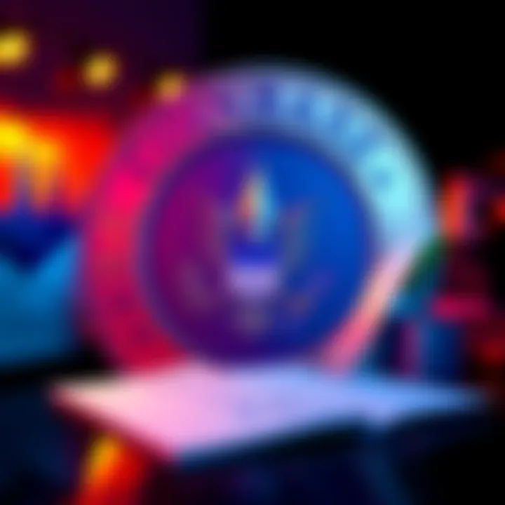 Coinbase logo with SEC documents indicating an investigation into Ethereum 2.0