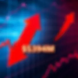 A graph showing a downward trend in Coinbase's earnings with a large red arrow and the text '$394M Loss' highlighted, symbolizing the company's financial struggles in Q1 2026.