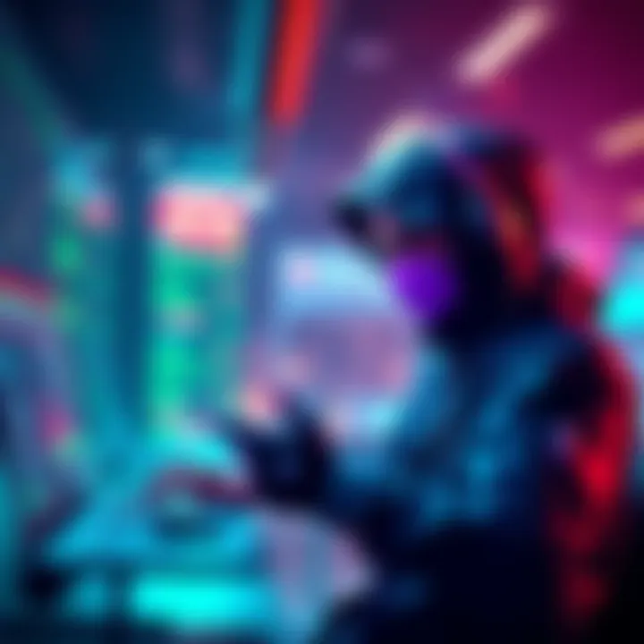 A depiction of a hacker buying Ethereum with stolen funds, illustrating concerns over cryptocurrency security
