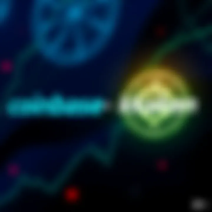 A visual comparison of Coinbase and Kraken logos, highlighting differences in user experience and fees for UK users.