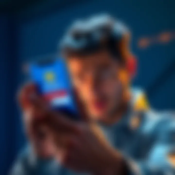 A person looking frustrated at a phone with a Coinbase login screen showing an error message
